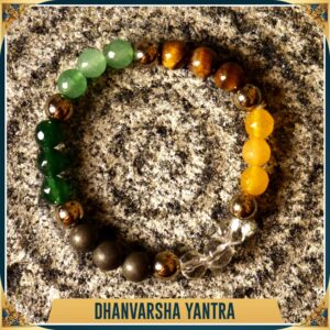 Dhanvarsha Yantra Bracelet – Attract Wealth, Luck & Prosperity